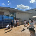 学童女子:夏の水遊び２